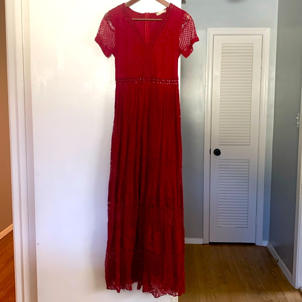 Altar’d State lace maxi in size Small